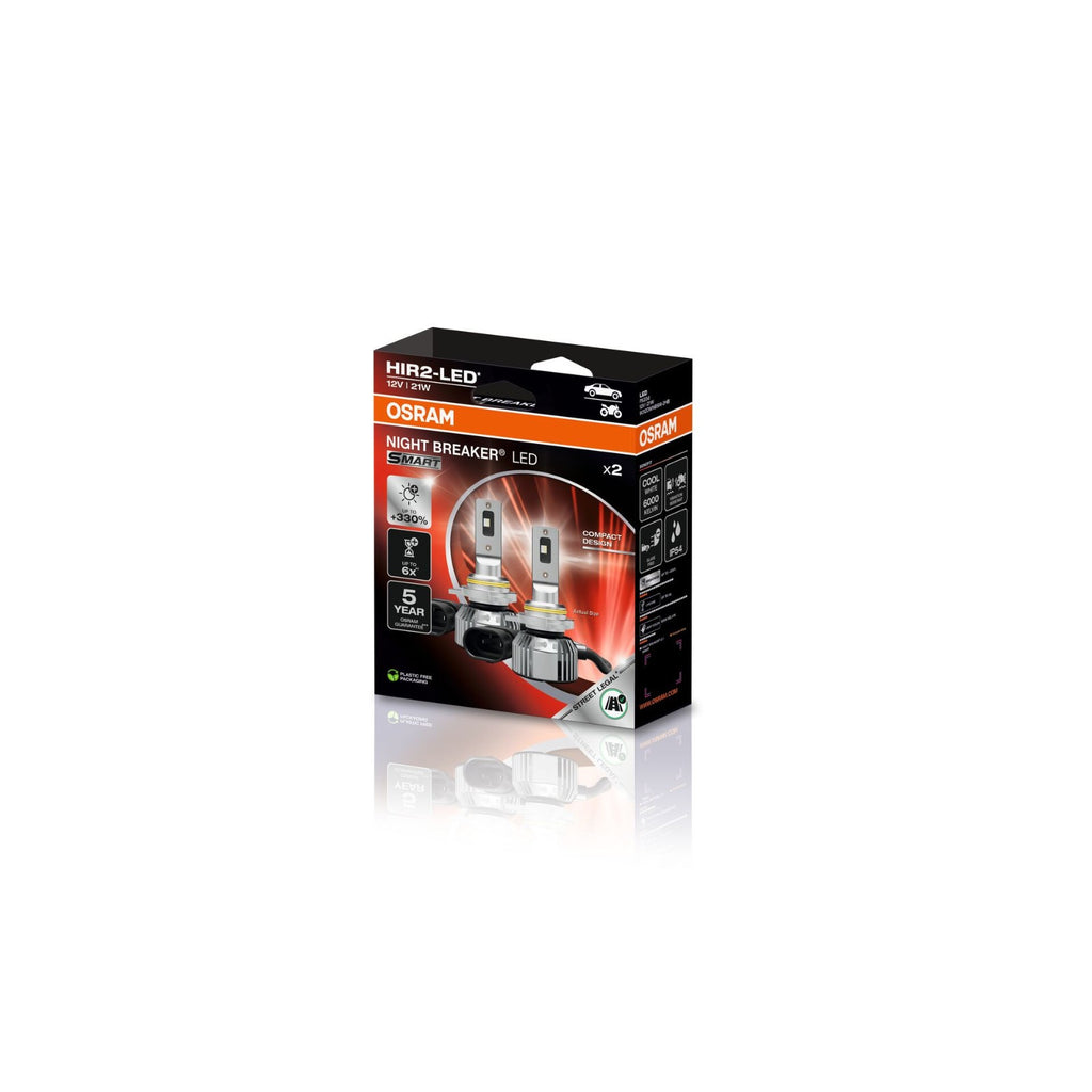 2 St. OSRAM HIR2 NIGHT BREAKER LED SMART +330% StVZO-Konforme LED
