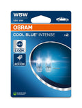 2 pcs OSRAM W5W 12V W5W Cool Blue INTENSE New Halogen 2.1x9.5d