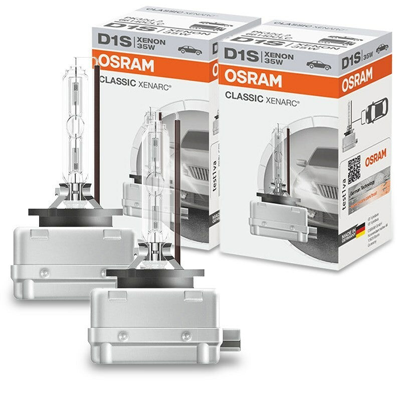 OSRAM D1S 2 PIECES XENON LAMP 66140 CLC XENARC ORIGINAL & NEW